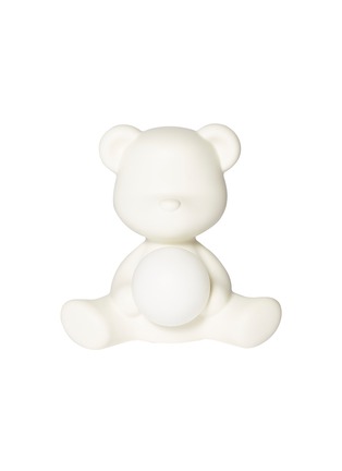 Main View - Click To Enlarge - QEEBOO - TEDDY GIRL LAMP — WHITE