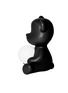 Detail View - Click To Enlarge - QEEBOO - TEDDY GIRL LAMP — BLACK