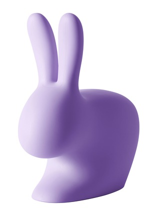 Main View - Click To Enlarge - QEEBOO - VELVET FINISH RABBIT CHAIR — VIOLET