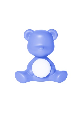 Main View - Click To Enlarge - QEEBOO - TEDDY GIRL LAMP — LIGHT BLUE