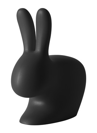 Main View - Click To Enlarge - QEEBOO - RABBIT CHAIR — BLACK