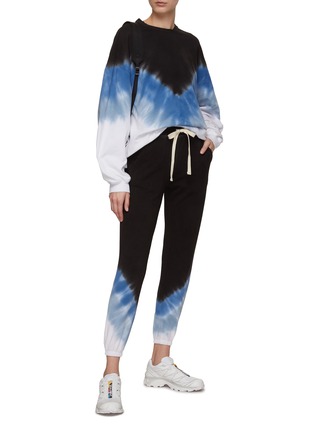 Figure View - Click To Enlarge - ELECTRIC & ROSE - ‘Icon’ Elasticated Cuff Tie Dye Print Jogger Pants