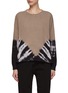 Main View - Click To Enlarge - ELECTRIC & ROSE - ‘Lilith’ Tie Dye Effect Cotton Blend Knit Sweater