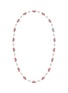 Main View - Click To Enlarge - YICI ZHAO ART & JEWELS - ‘Lucky Clouds’ Pink Enamel 18K White Gold Diamond Akoya Pearl Necklace