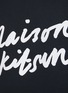  - KITSUNE - Handwriting Print Cotton Crewneck Sweatshirt