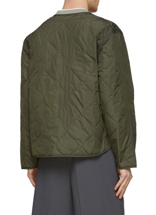 Back View - Click To Enlarge - OFFICINE GÉNÉRALE - ‘Cody’ Reversible Button Front Style Quilted Nylon Jacket