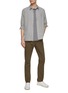 Figure View - Click To Enlarge - OFFICINE GÉNÉRALE - ‘EMORY’ LONG SLEEVE GARMENT DYED CHEST POCKET SHIRT