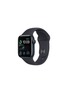 Main View - Click To Enlarge - APPLE - APPLE WATCH SE — MIDNIGHT ALUMINIUM CASE WITH MIDNIGHT REGULAR SPORT BAND