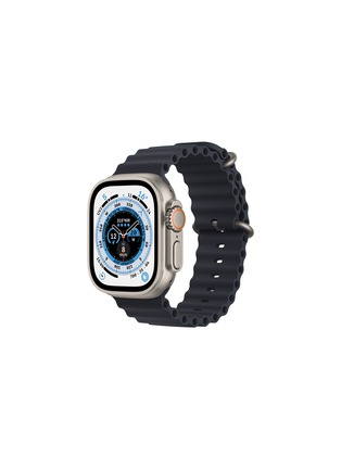 Main View - Click To Enlarge - APPLE - APPLE WATCH ULTRA TITANIUM CASE WITH MIDNIGHT OCEAN BAND