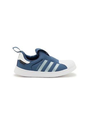 Main View - Click To Enlarge - ADIDAS - ‘SUPERSTAR 360’ LOW TOP SLIP ON TODDLER SNEAKERS