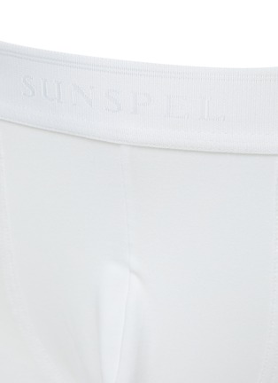 Detail View - Click To Enlarge - SUNSPEL - COTTON TRUNK BOXER BRIEFS — SET OF 2