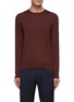Main View - Click To Enlarge - THEORY - LONG SLEEVE CREWNECK REGAL WOOL SWEATER