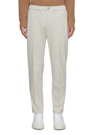 Main View - Click To Enlarge - THEORY - ‘CURTIS’ ELASTIC WAISTBAND PRECISION PONTE PANTS