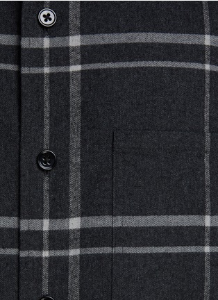  - THEORY - ‘Clyfford Waren’ Chequered Cotton Blend Button Up Shirt