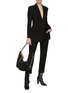 Figure View - Click To Enlarge - CO - Flat Front Cropped Pants