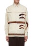 Main View - Click To Enlarge - LOEWE - BRUSH STROKE PRINT COTTON BUTTON UP SHIRT