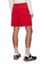 Back View - Click To Enlarge - LOEWE - ANAGRAM PATCH DRAWSTRING ELASTICATED WAIST COTTON SHORTS
