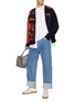 Figure View - Click To Enlarge - LOEWE - ANAGRAM DEBOSSED CREWNECK SHORT SLEEVE COTTON T-SHIRT