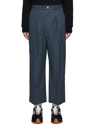Main View - Click To Enlarge - LOEWE - DROP CROTCH RELAXED FIT WIDE LEG PANTS