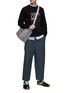 Figure View - Click To Enlarge - LOEWE - DROP CROTCH RELAXED FIT WIDE LEG PANTS