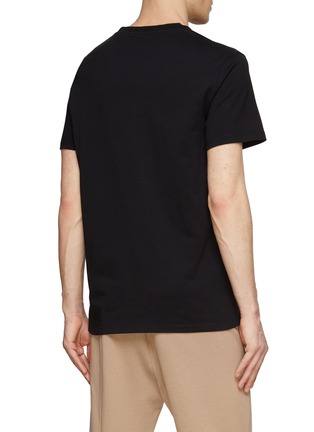 Back View - Click To Enlarge - LOEWE - ANAGRAM EMBROIDERED CREWNECK SHORT SLEEVE COTTON T-SHIRT