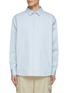 Main View - Click To Enlarge - LOEWE - REVERSIBLE ANAGRAM EMBOSSED COTTON BUTTON UP SHIRT