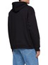Back View - Click To Enlarge - LOEWE - ANAGRAM PATCH DRAWSTRING COTTON HOODIE