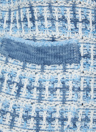  - BRUNO MANETTI - Four Pocket Bouclé Knit Crewneck Cardigan