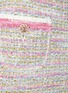  - BRUNO MANETTI - Double Pocket Contrast Hem Knit Mini Skirt