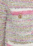  - BRUNO MANETTI - Four Pocket Contrast Trim Knit V-Neck Jacket