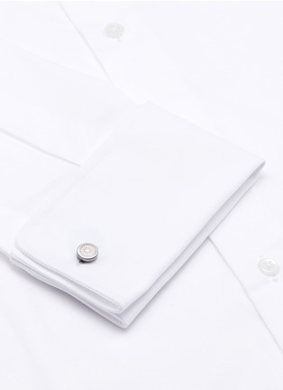 Detail View - Click To Enlarge - TATEOSSIAN - Guilloché shirt stud and cufflink set