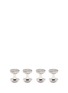 Figure View - Click To Enlarge - TATEOSSIAN - Guilloché shirt stud and cufflink set
