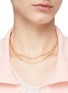 Figure View - Click To Enlarge - MISSOMA - ‘Chain Reaction’ Filia 18k Gold Plated Double Row Chain Necklace