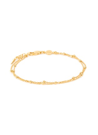 Main View - Click To Enlarge - MISSOMA - ‘Chain’ 18k Gold Plated Double Row Chain Bracelet