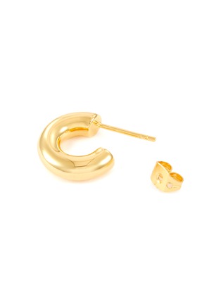 Detail View - Click To Enlarge - MISSOMA - 18k Gold Plated Mini Chubby Hoop Earrings