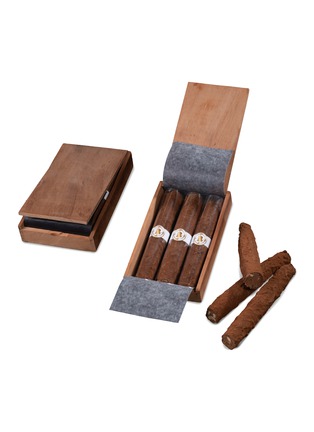 Main View - Click To Enlarge - MERCATO GOURMET BY GIANDO - BIASETTO WOODEN BOX CHOCOLATE CIGARS 200G