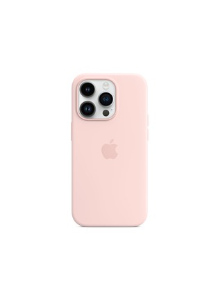 Main View - Click To Enlarge - APPLE - IPHONE 14 PRO SILICONE CASE WITH MAGSAFE — CHALK PINK