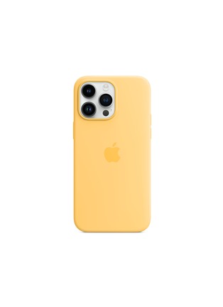 Main View - Click To Enlarge - APPLE - IPHONE 14 PRO MAX SILICONE CASE WITH MAGSAFE — SUNGLOW