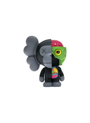 Main View - Click To Enlarge - TOYQUBE - KAWS BAPE DISSECTED BABY MILO — BLACK