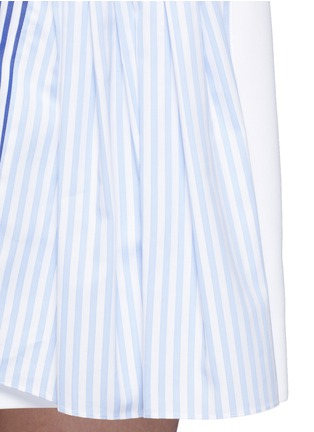 Detail View - Click To Enlarge - VICTORIA, VICTORIA BECKHAM - Gathered panel crepe shift dress