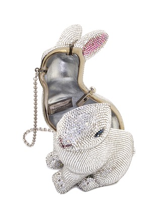Detail View - Click To Enlarge - JUDITH LEIBER - Stone Embellished Bunny Ava Clutch