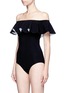 Figure View - Click To Enlarge - LISA MARIE FERNANDEZ - 'Mira Flounce' ruffle off-shoulder swimsuit