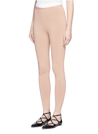 Front View - Click To Enlarge - ALAÏA - Stretch knit leggings