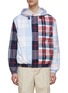 Main View - Click To Enlarge - THOM BROWNE  - Fun-Mix Plaid Toggle Hood Madras Cotton Jacket