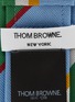 Detail View - Click To Enlarge - THOM BROWNE  - Bird and Bee Motif Striped Jacquard Tie