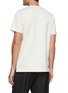 Back View - Click To Enlarge - INNOTIER - ‘Champion Series Vertex’ Crewneck T-Shirt — White