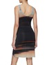 Back View - Click To Enlarge - PETER DO - City Print Bodycon Mini Dress