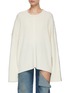 Main View - Click To Enlarge - PETER DO - Ribbed Knit Cape Jumper