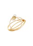 Detail View - Click To Enlarge - SHHH - X CLINQ TABEA GOLD PLATED METAL HAIR CLIP