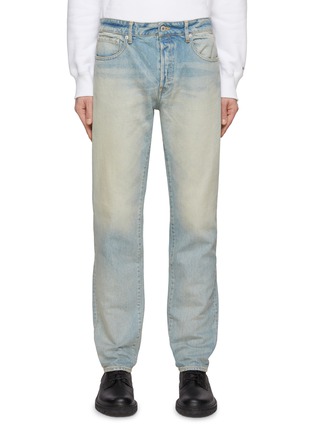 Main View - Click To Enlarge - KENZO - ‘Bara’ Logo Patch Light Washed Straight Leg Jeans